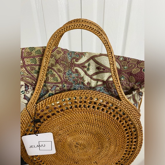 NWT Handmade Indonesian rattan bag - Picture 3 of 5